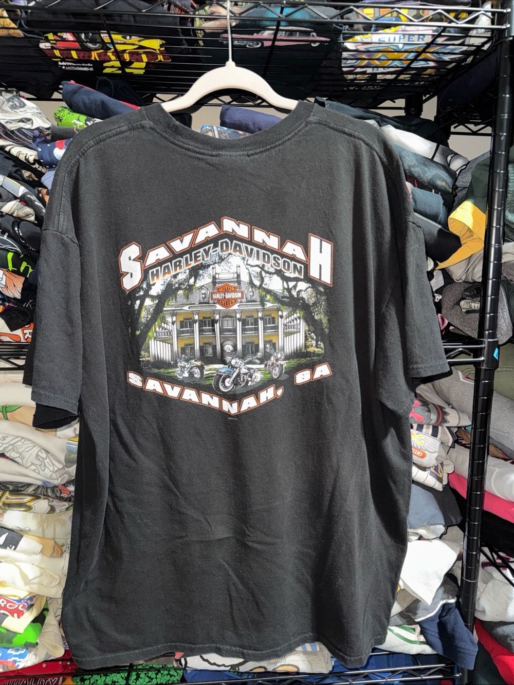 Y2K Harley Davidson “i Got Mine” Savannah Georgia Black Shirt Size Xxl
